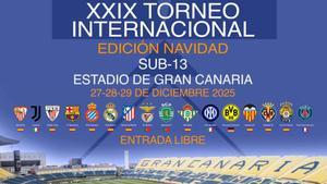 El XXIX Torneo Internacional LaLiga FC Futures se celebra en el Estadio de Gran Canaria