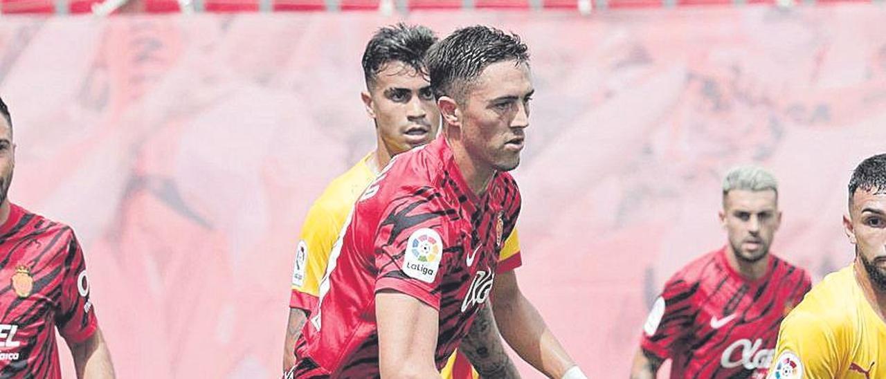 Antonio Raíllo, en el partido frente al Girona.