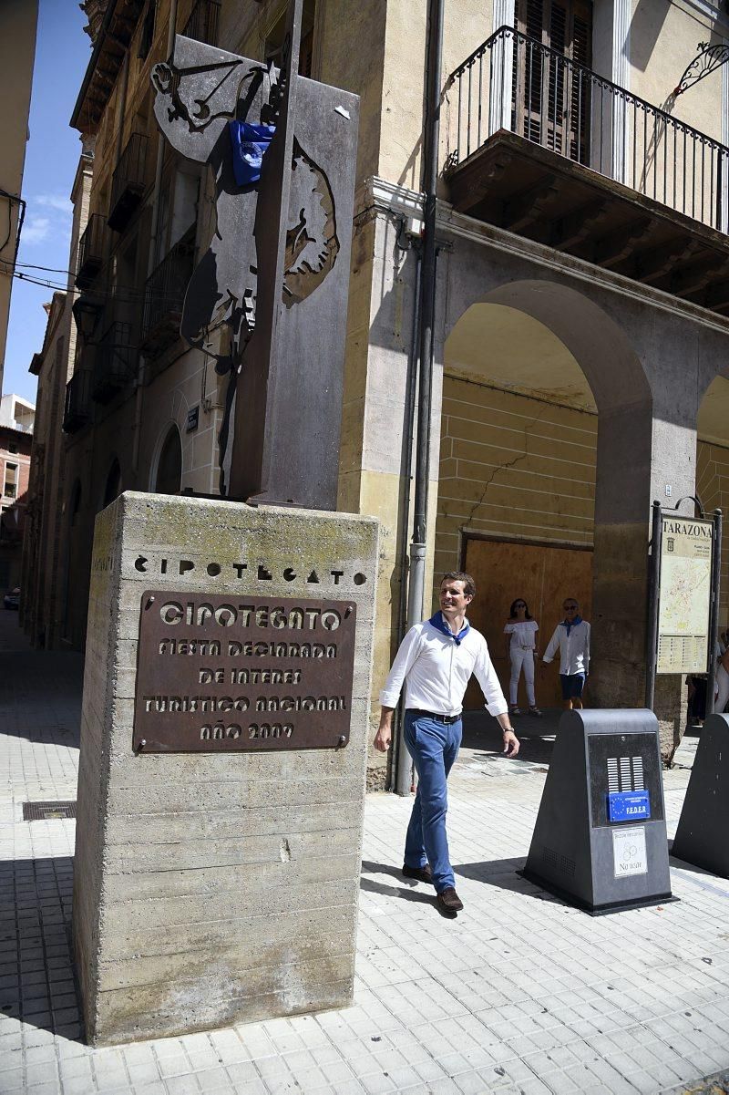 Visita de Pablo Casado a Tarazona