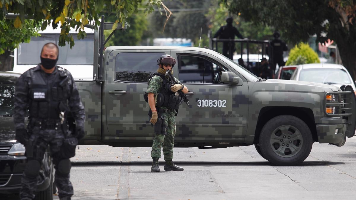 Fuerzas federales mexicanas en una imagen de archivo.