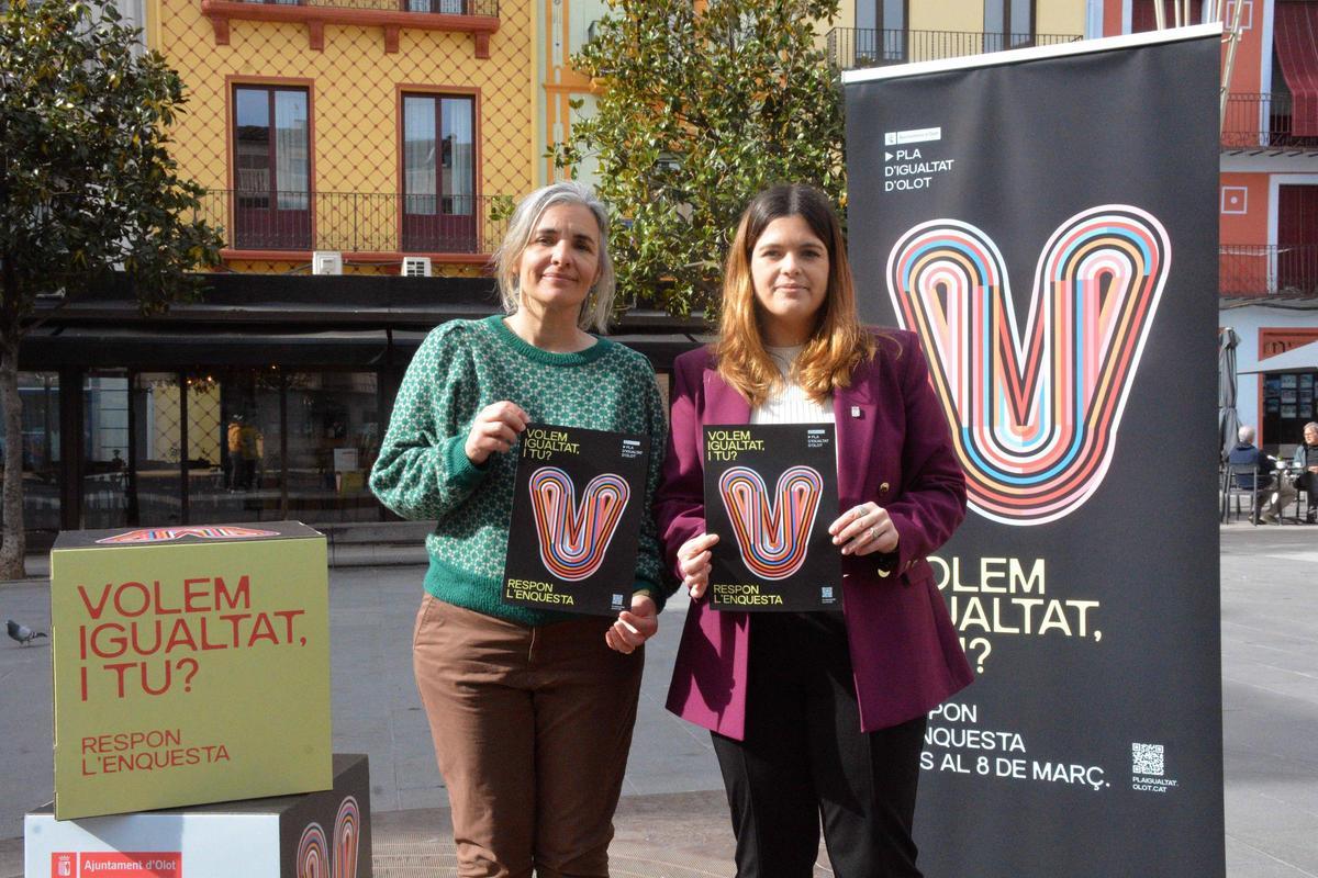 Presentació de la campanya “Volem Igualtat. I tu?” per impulsar el nou Pla d’Igualtat d’Olot.