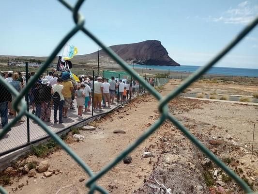 Manifestación de Salvar La Tejita