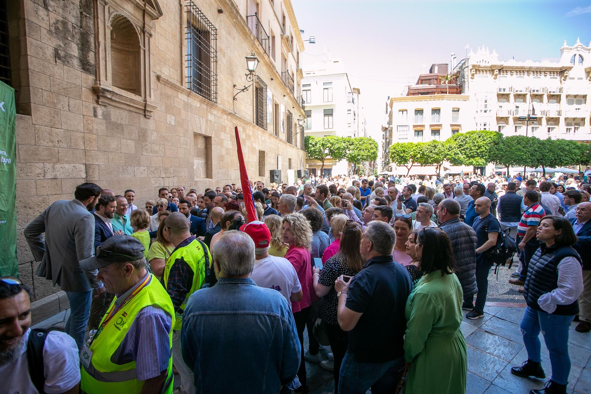 El acto de Vox en Murcia con Espinosa de los Monteros en imágenes