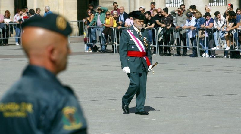 La Guardia Civil rinde homenaje a la Virgen del Pilar, su patrona.