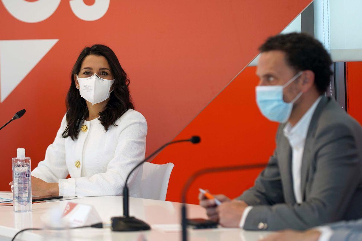 Inés Arrimadas, junto a Edmundo Bal.