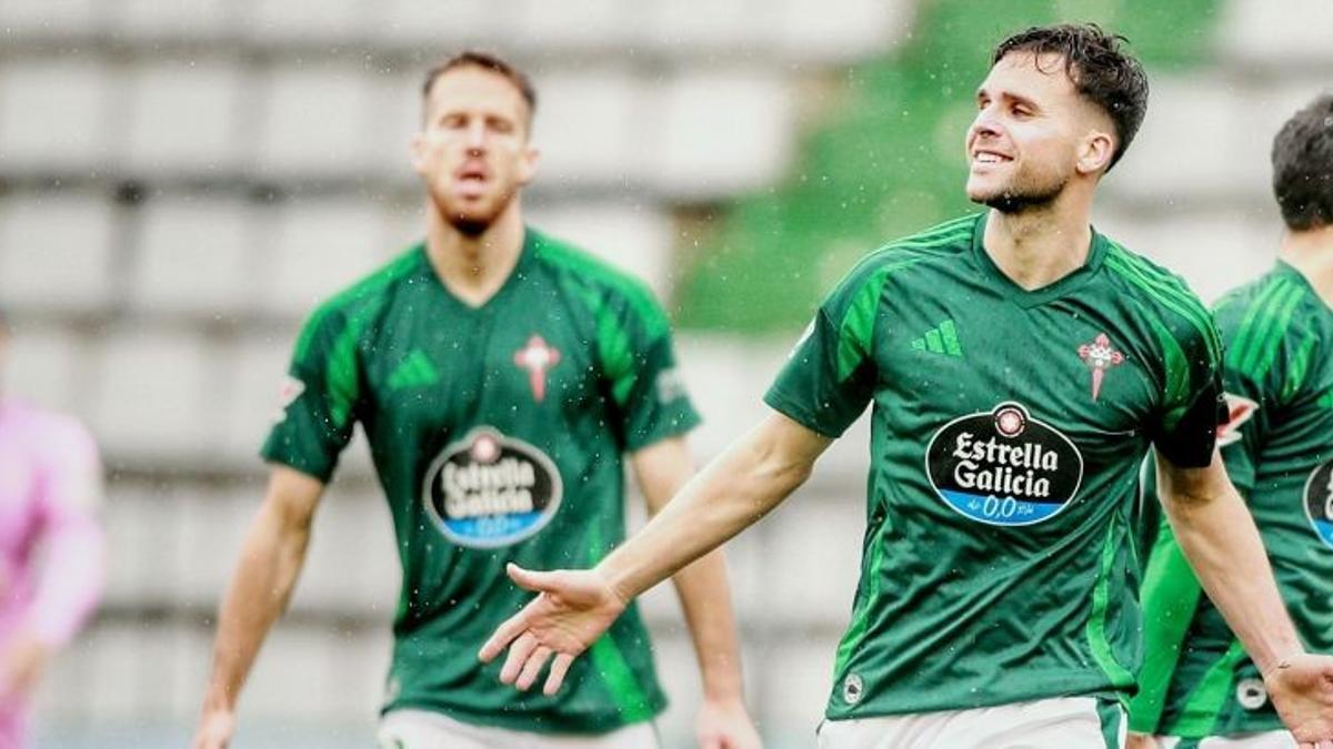 Álvar Giménez, exjugador del Zaragoza (21-22), fue el autor del gol del Racing de Ferrol ante el Eldense.