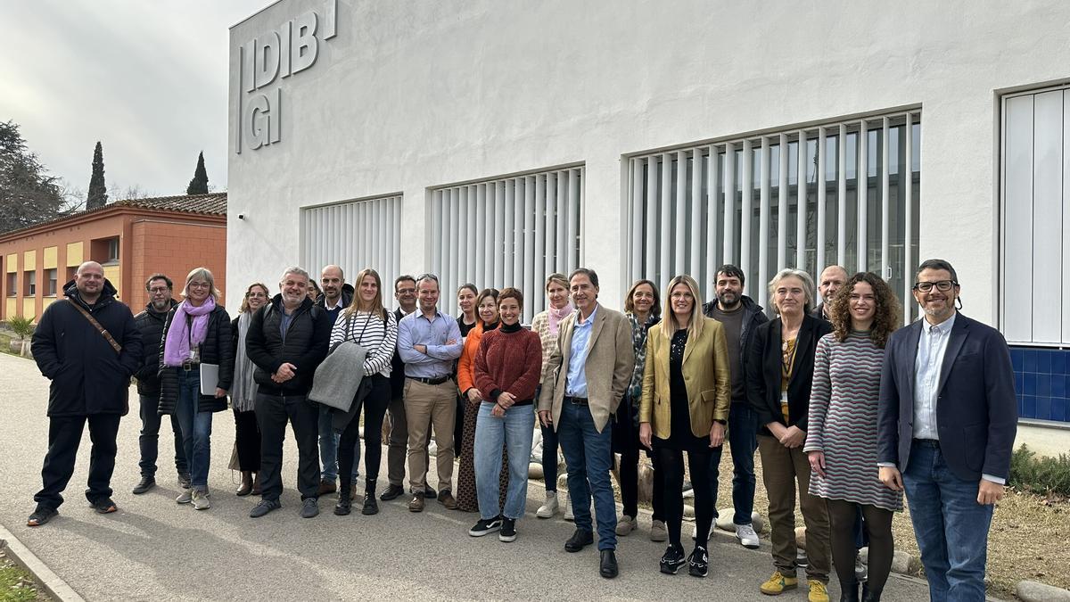 Representants de les institucions que integren la Unitat de Suport a la Innovació a la regió de Girona dins la plataforma ITEMAS.