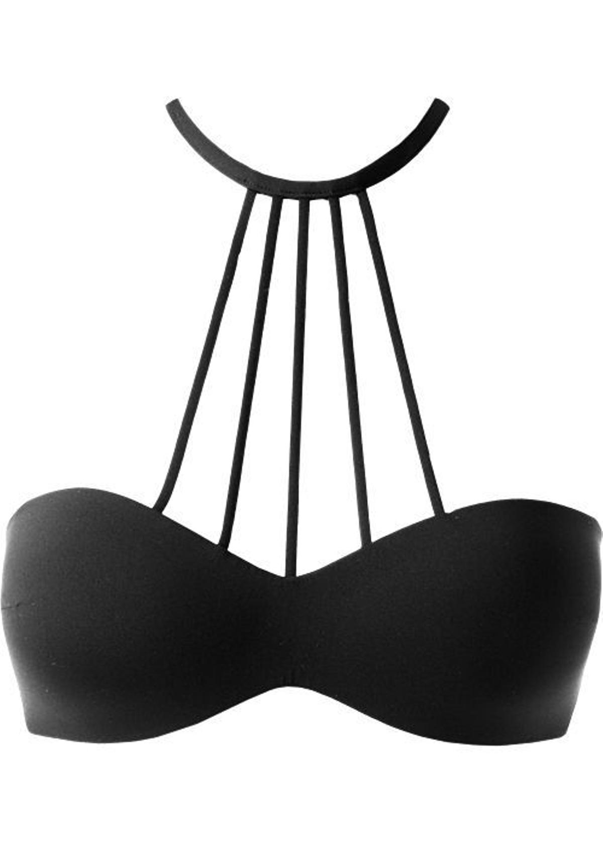 Top bikini halter de tiras de Calzedonia (40€)