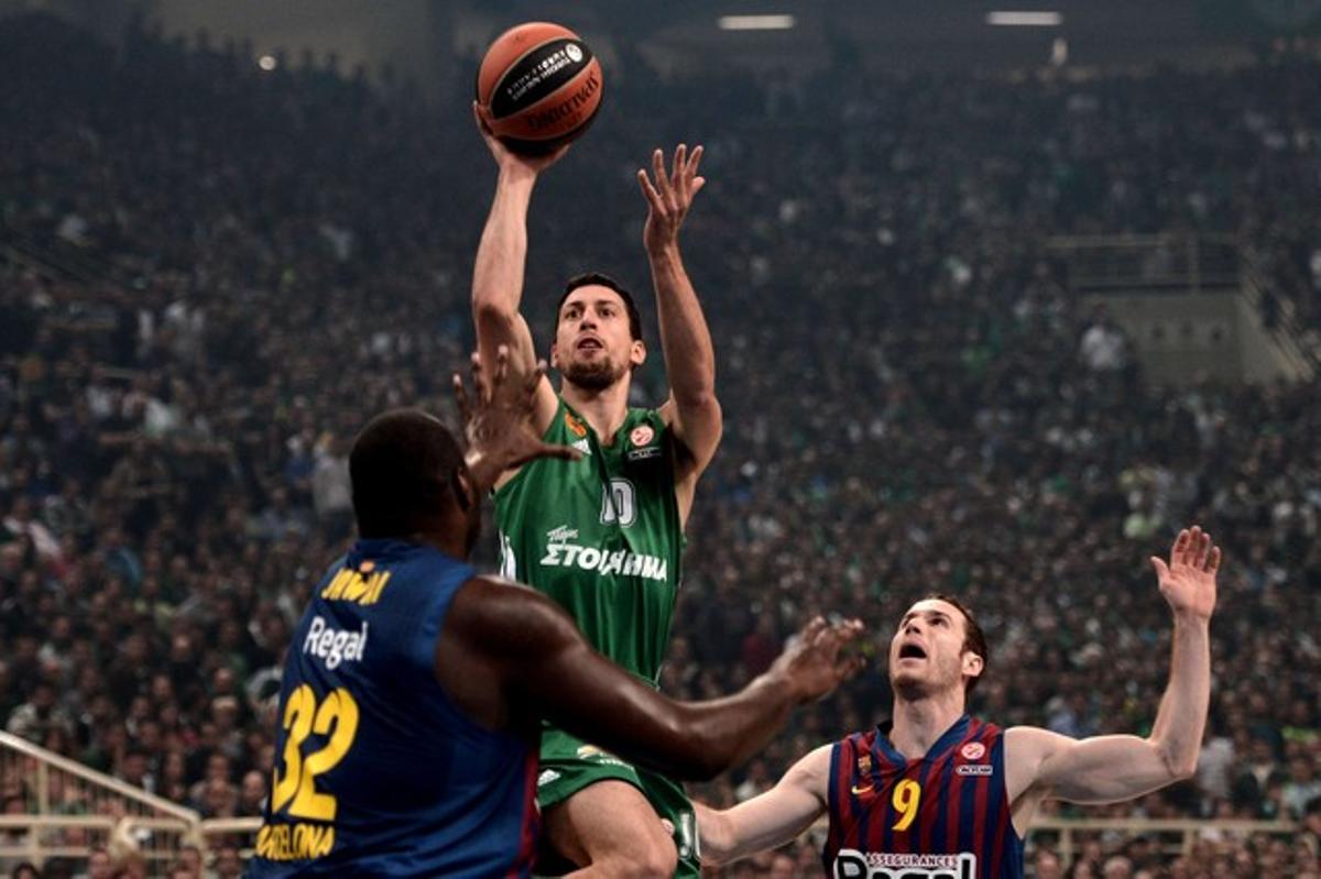 Panathinaikos, 60 - Barça Regal, 70 Panathinaikos, 60 - Barça Regal, 70