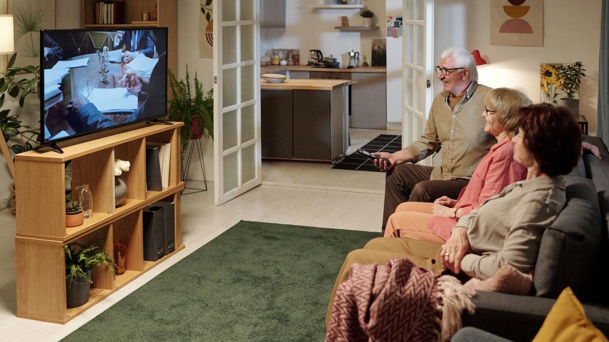 Tres presonas de avanzada edad, en una imagen de recurso.