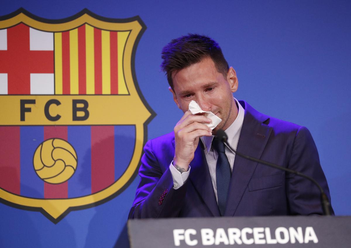Lionel Messi se despide del Fútbol Club Barcelona Lionel Messi se despide del Fútbol Club Barcelona