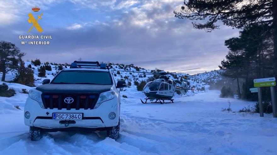 La Guardia Civil rescata a un ciclista perdido en el Prepirineo en una operación nocturna