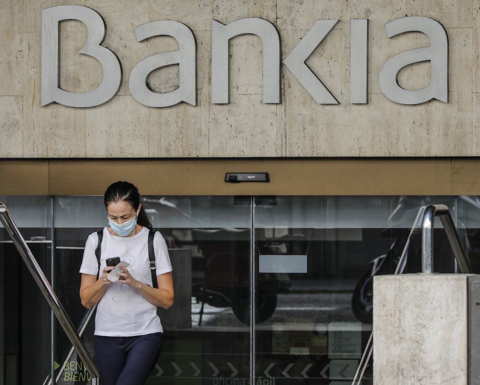 Una oficina de Bankia, entidad ahora desaparecida.