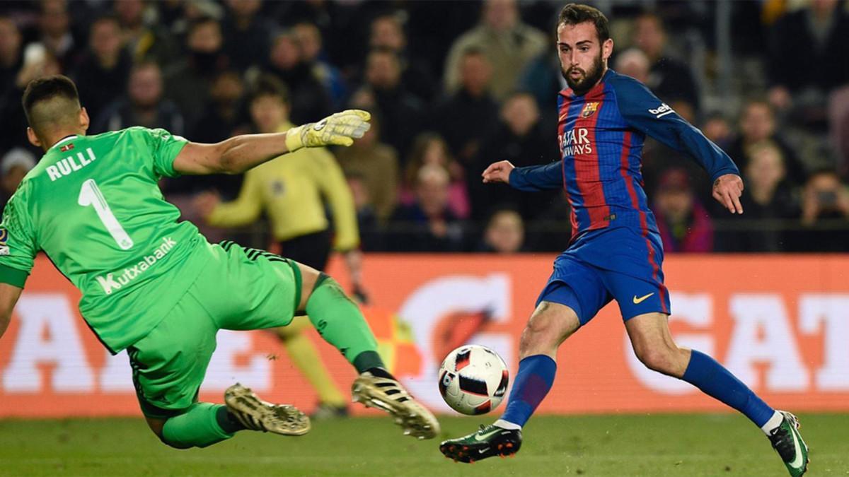 Aleix Vidal aprovecha su segunda oportunidad en el Barça