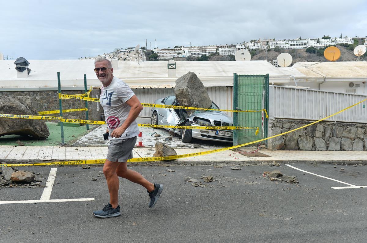 Dia después de la lluvia en Puerto Rico y Playa del Inglés Dia después de la lluvia en Puerto Rico y Playa del Inglés
