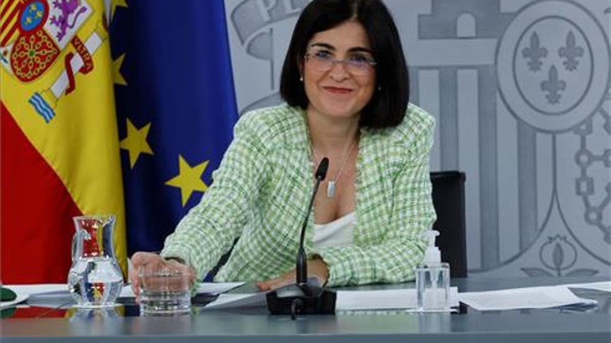 La ministra Darias comparece ante los medios tras el Consejo Interterritorial