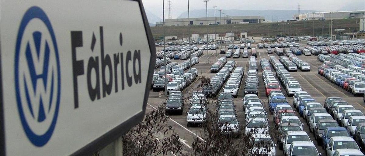 Fábrica de Volkswagen en Landaben (Navarra).