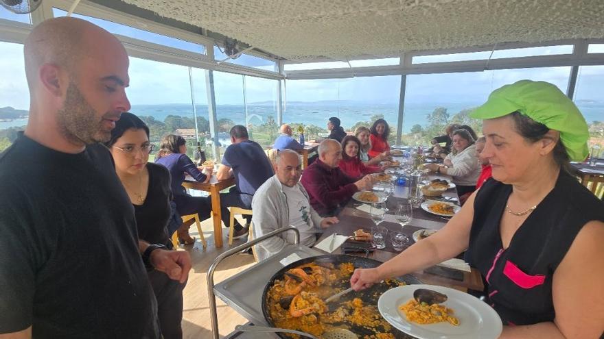 El mejillón de Galicia sorprende paladares en O Grove
