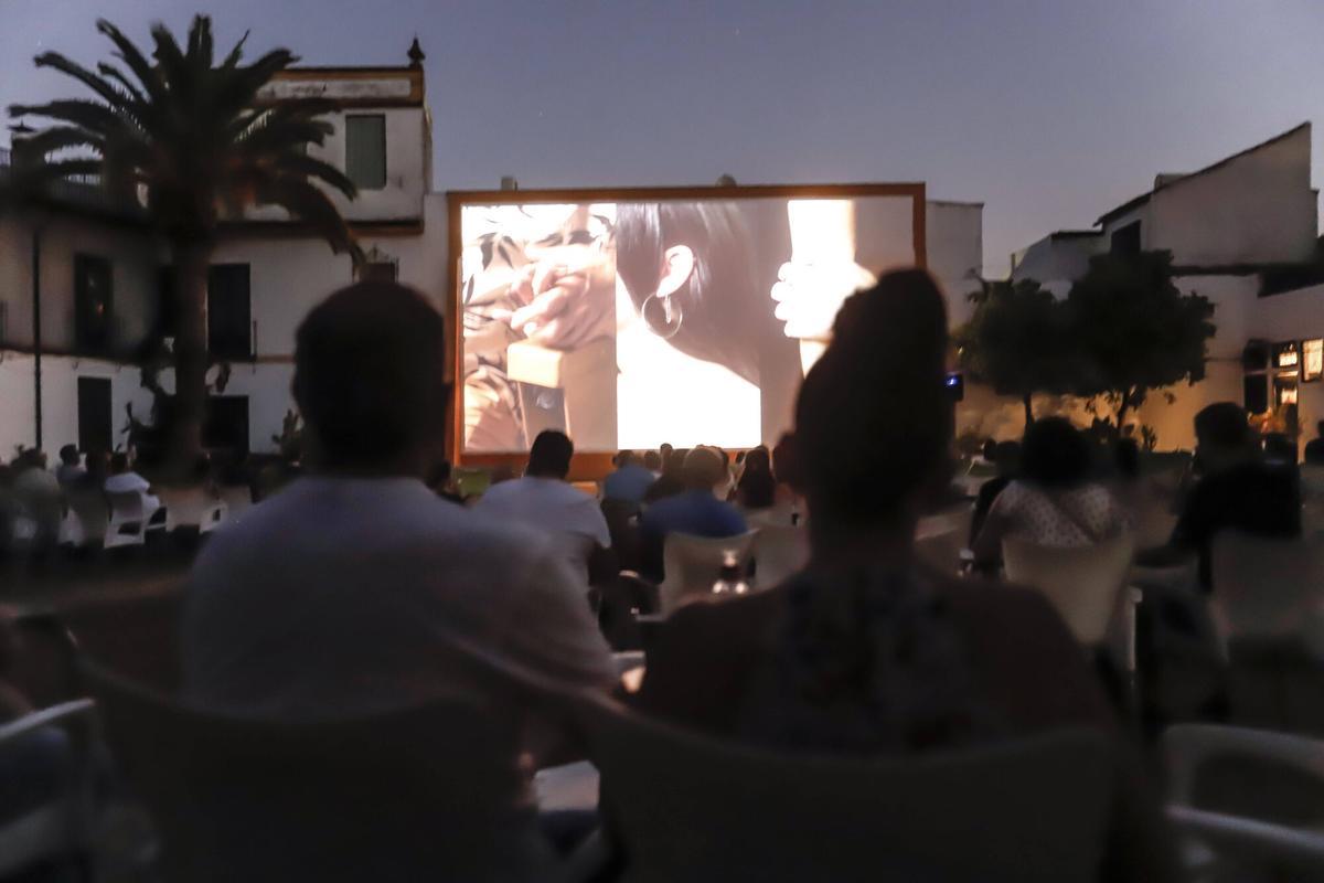 Los cines de verano de Córdoba, en una sesión la temporada pasada.