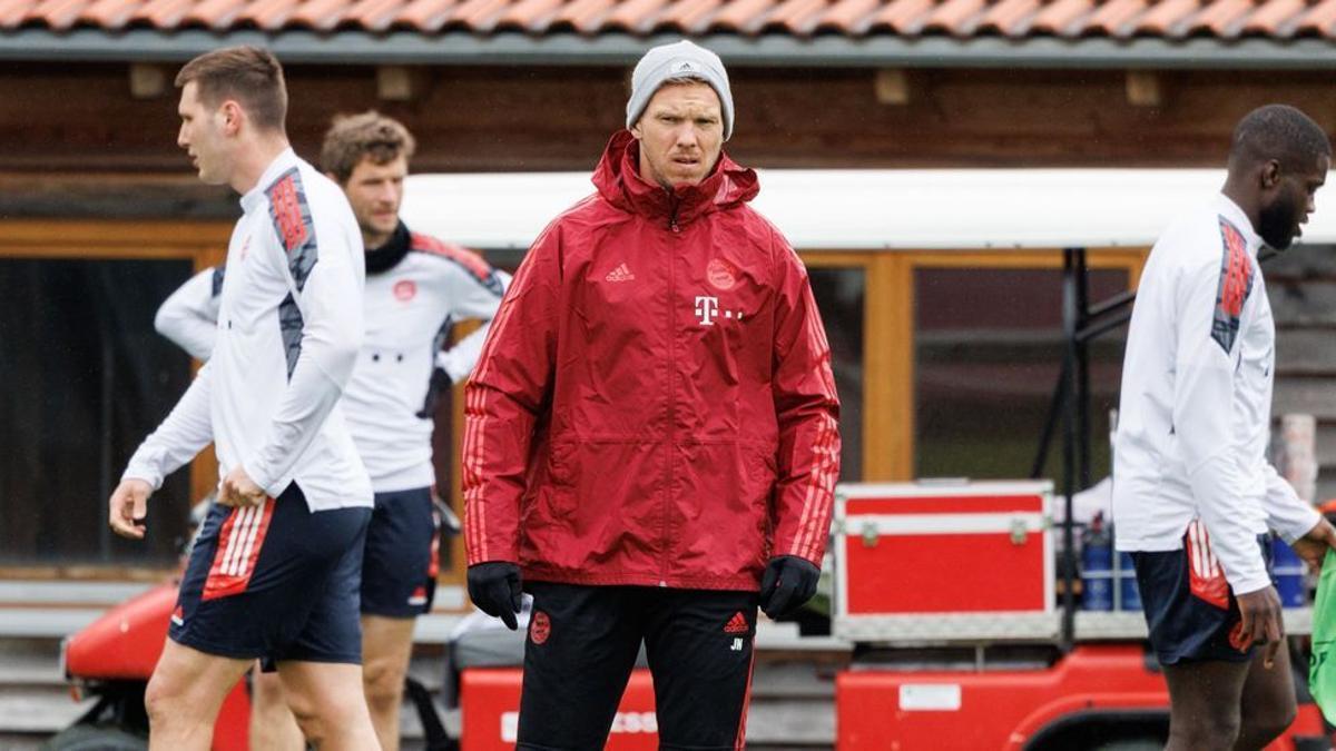 El entrenador del Bayern Munich, Julian Nagelsmann.