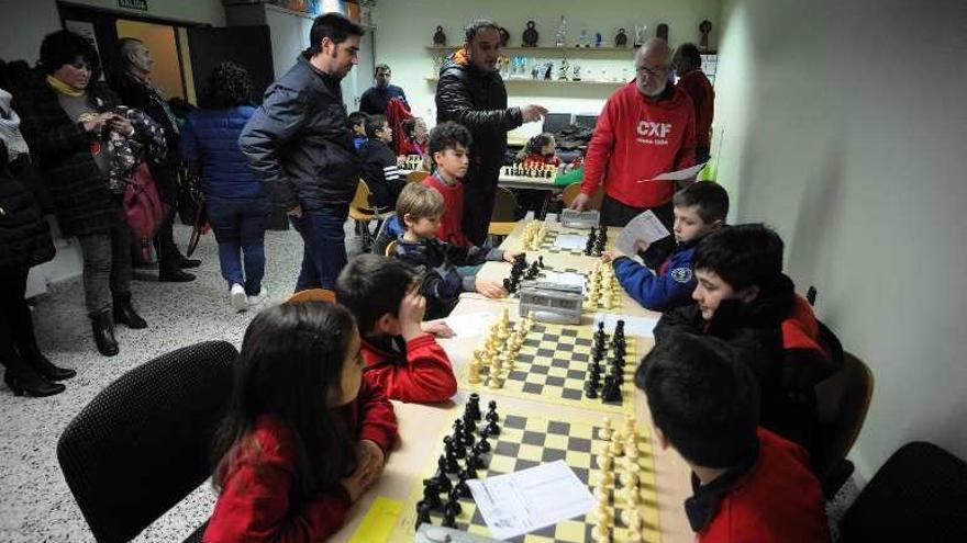 Jugadores del Fontecarmoa en una competición. // Iñaki Abella