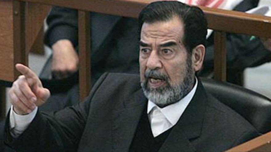 Sadam Husein, ante un tribunal iraquí.