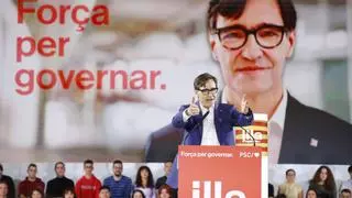 El PSC retoma su campaña aliviado tras la decisión de Sánchez de quedarse