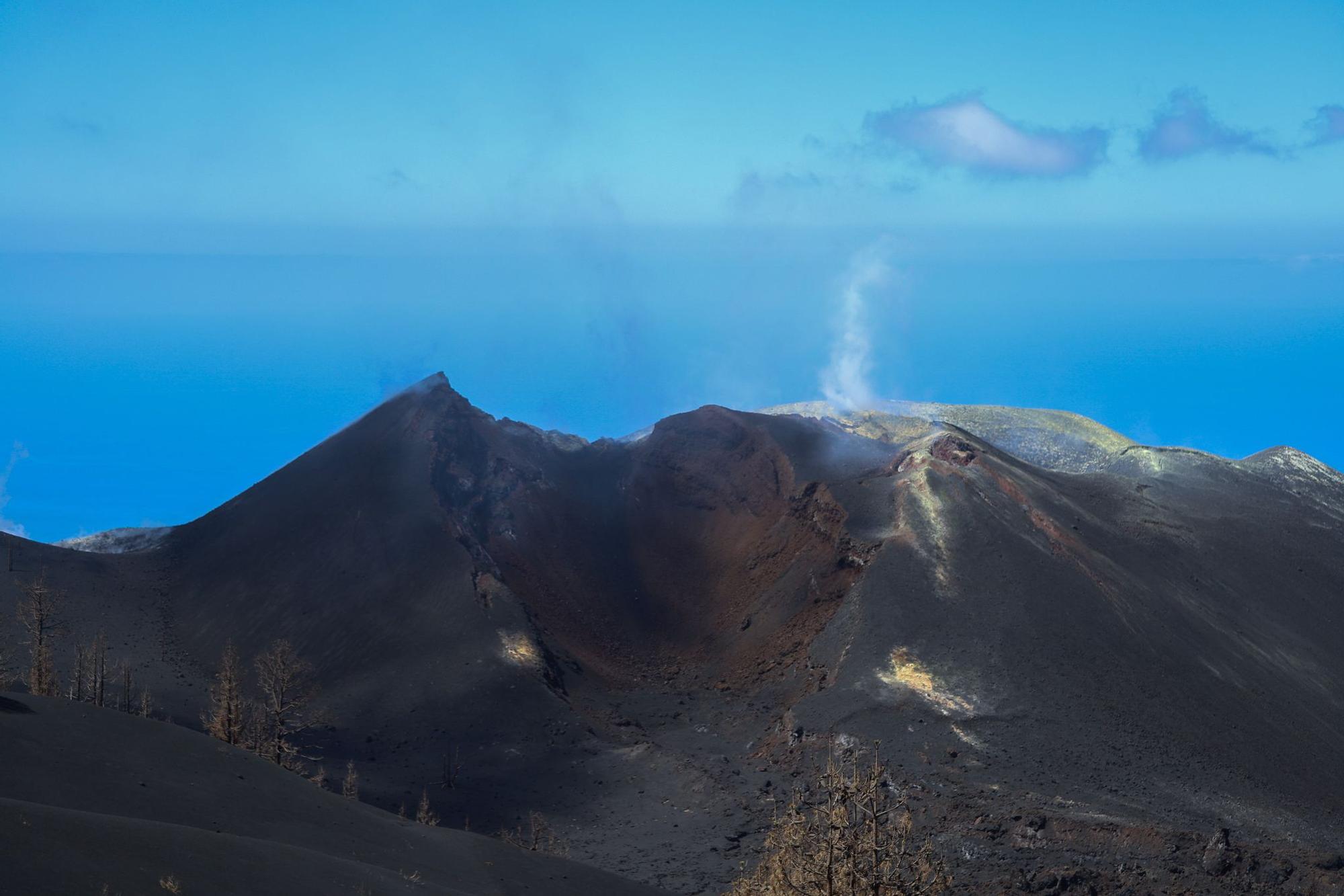 El volcán de La Palma, en Canarias.