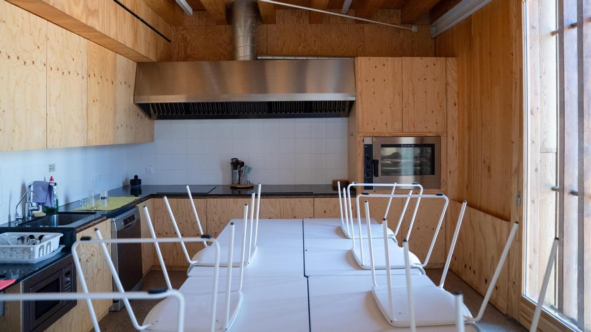 Cocina del Centro de Vida Comunitaria de Trinitat Vella