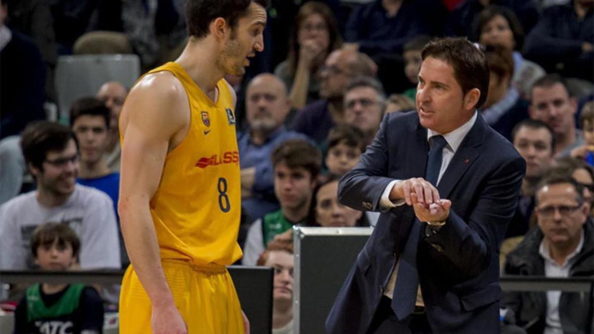 Xavi Pascual, contento tras el triunfo en Badalona