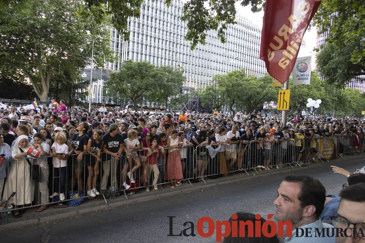 Murcianos presentes en la visita del Papa León XIV