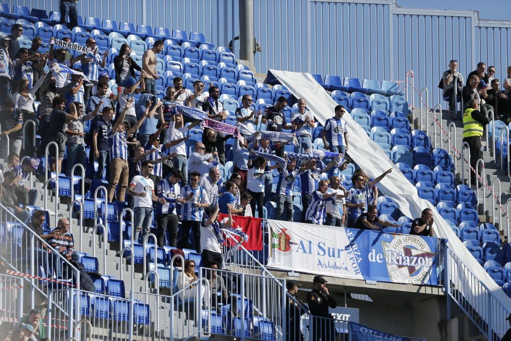 El Dépor pierde en los últimos minutos en Málaga