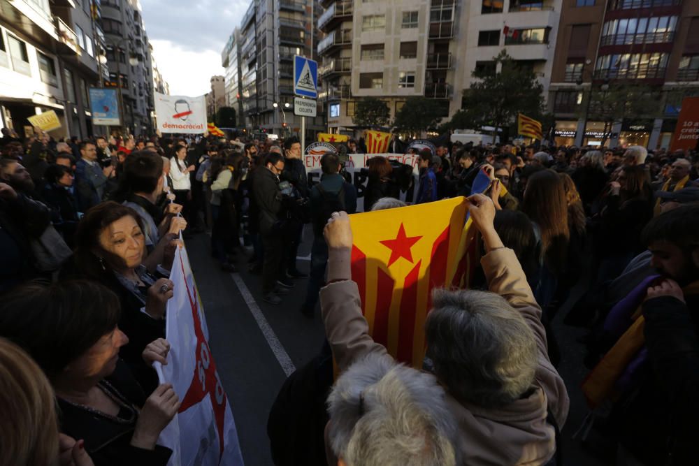 Concentración en solidaridad con Cataluña