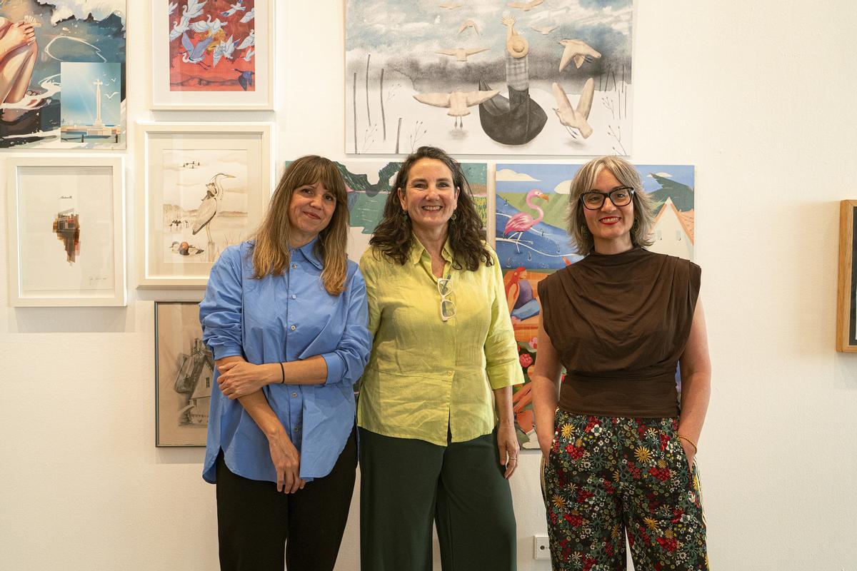 Joana Alonso, Rocío Huet y Cristina Chumillas.