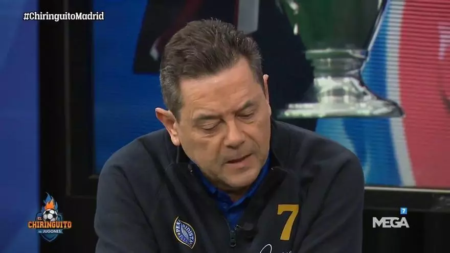 Tomás Roncero muy afectado en El Chiringuito por el incidente racista a Vinicius