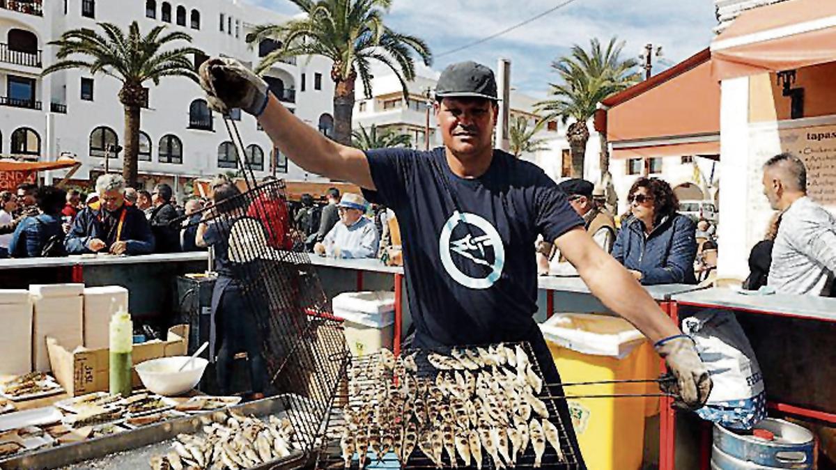 Foto de archivo de la feria del gerret en santa eulalia