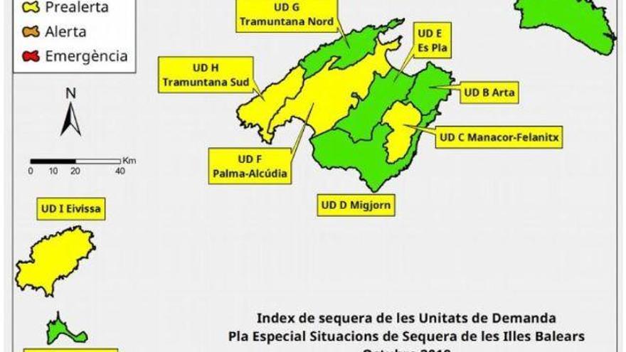 Ibiza es la única isla balear en la que caen las reservas hídricas en octubre