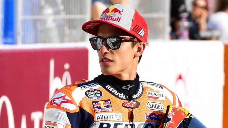 Márquez busca dar un golpe de autoridad en Assen.