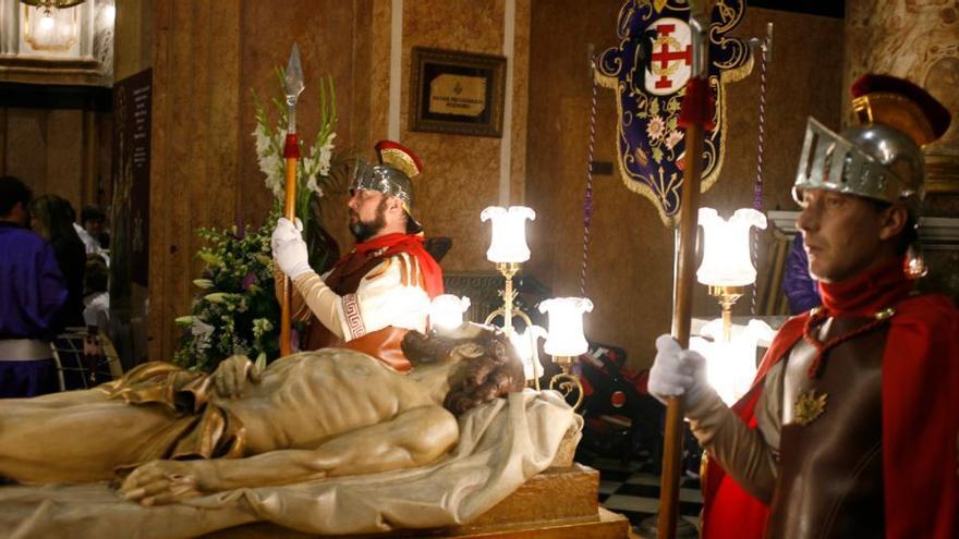 El Cristo Yacente de Ortells será mañana, Viernes Santo, el gran protagonista de la Semana Santa de Vila-real.