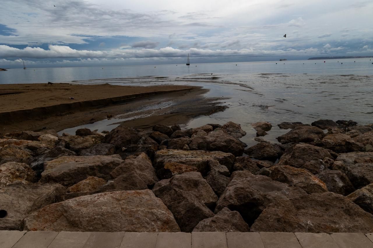 Así ha quedado la Albufereta tras las lluvias