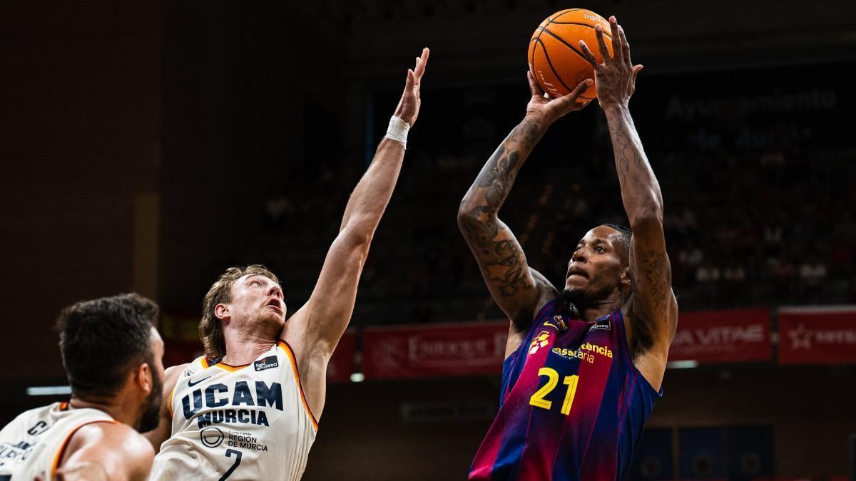 Will Clyburn, en el partido del play-off de la Liga Endesa ante UCAM Murcia