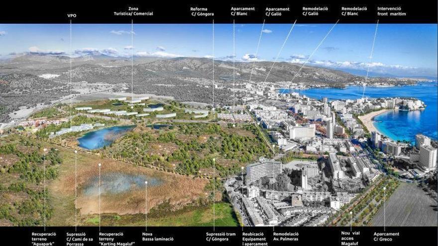 Calvià will Tourimeile Magaluf zur Grünzone machen