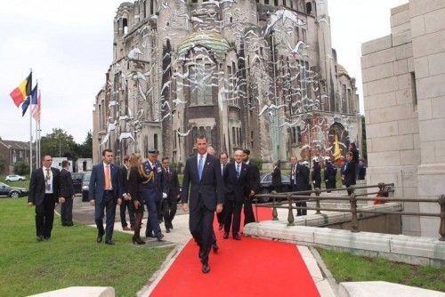 Felipe VI asiste en la conmemoración de la I Guerra Mundial