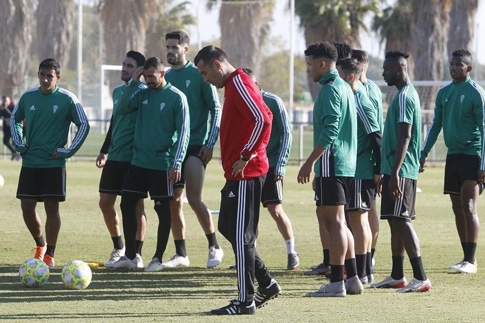 Primer entrenamiento de Raúl Agné con el Córdoba CF