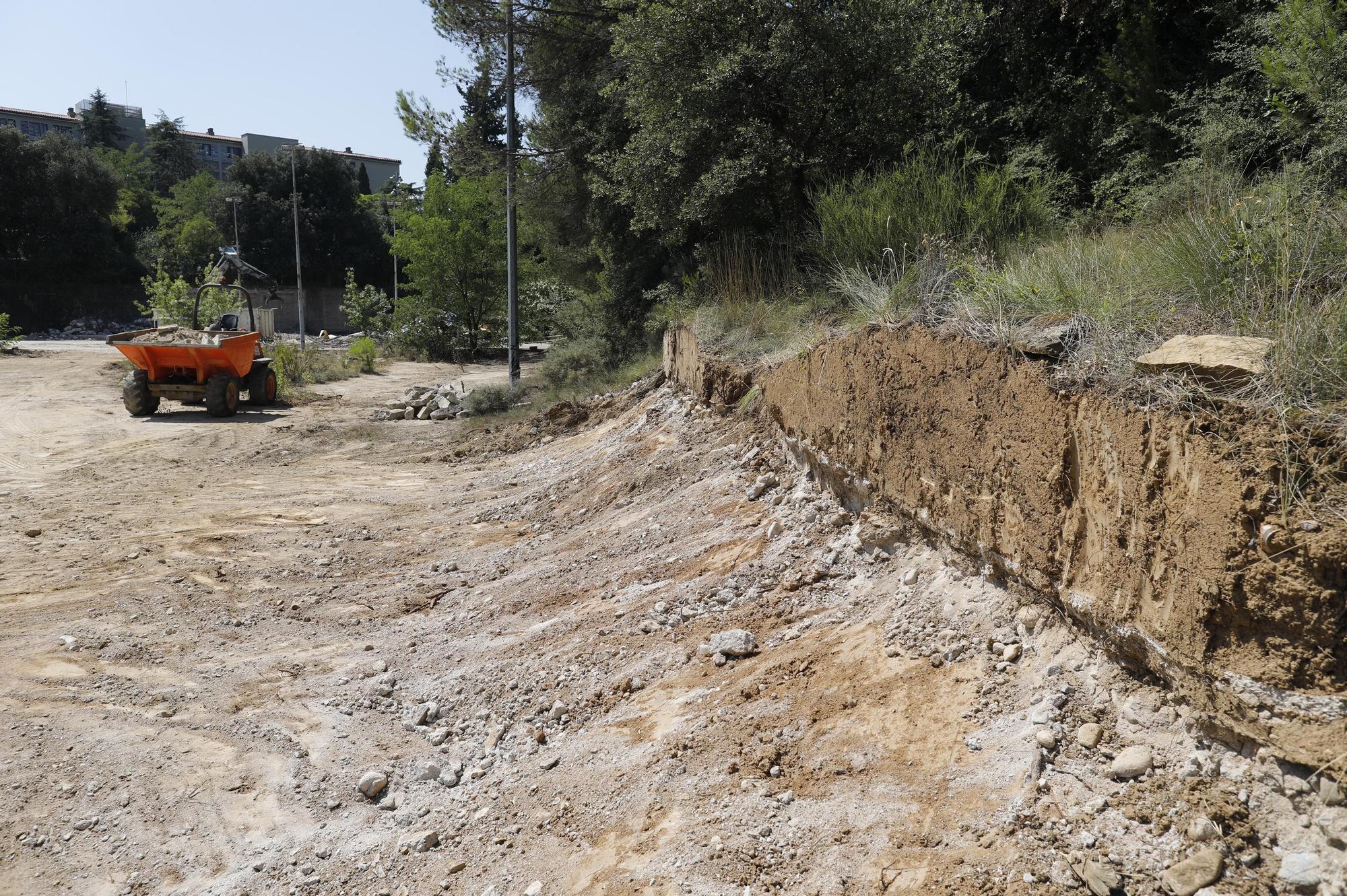 Enderroc de la zona esportiva del Puig d'en Roca de Girona