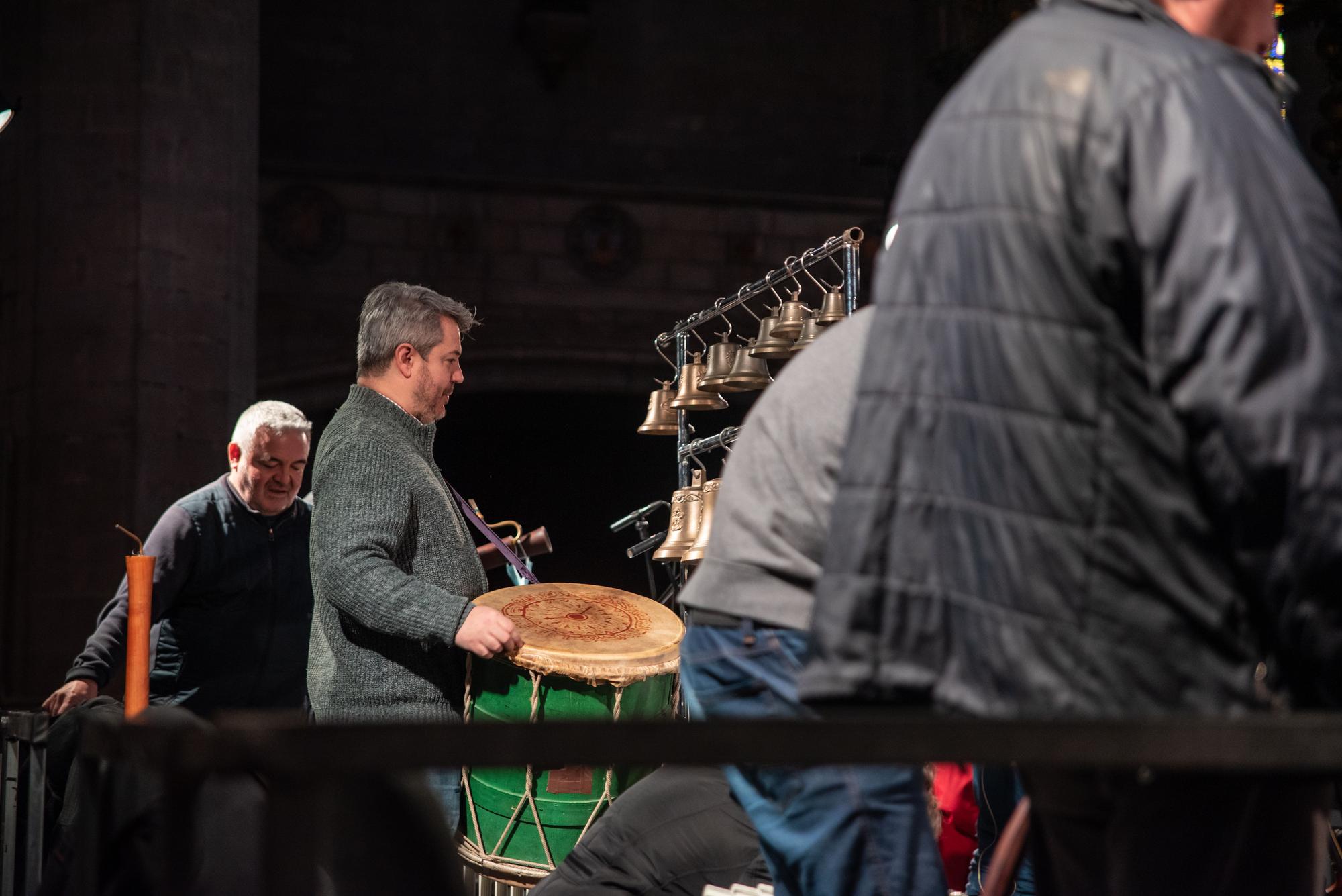 L'assaig previ al concert de Savall a la Seu de Manresa, en fotos