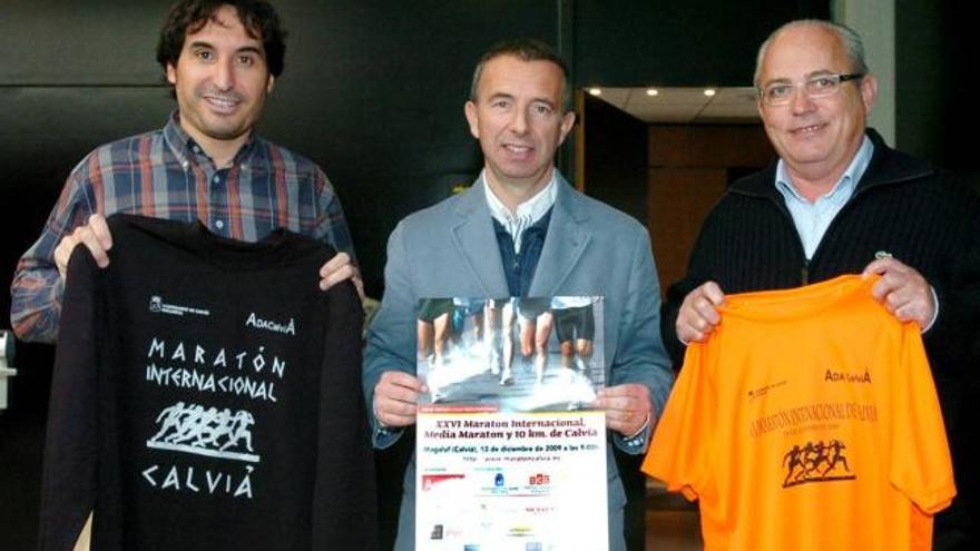 El alcalde Carlos Delgado presentó ayer el Maratón de Calvià.