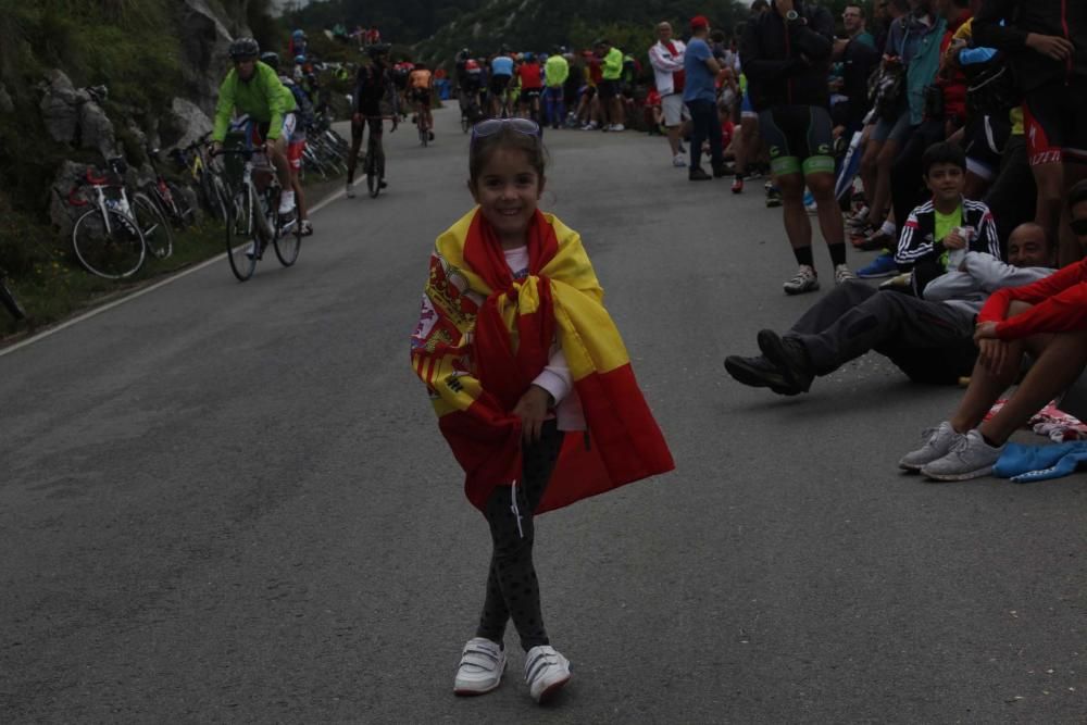 Vuelta ciclista a España. Lagos de Covadonga