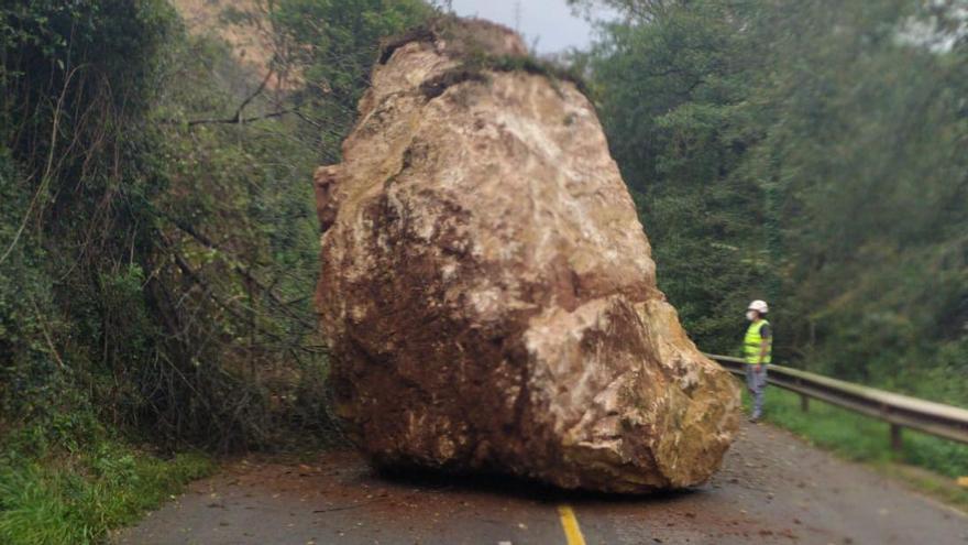 Susto en las obras de la autovía en Salas