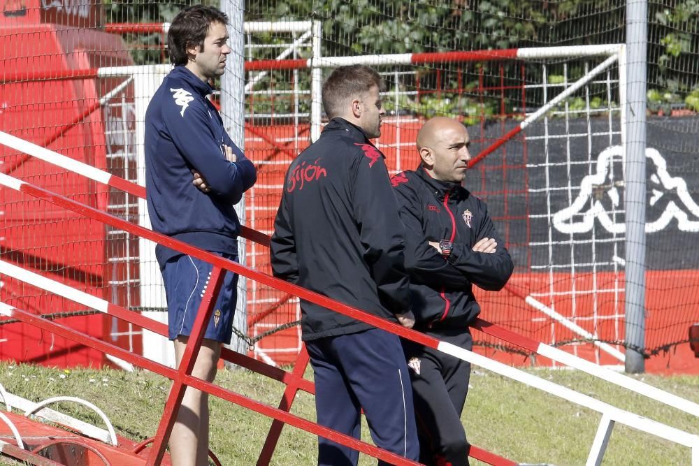 Entrenamiento del Sporting